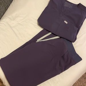 Figs Scrubs. Purple Shadow.